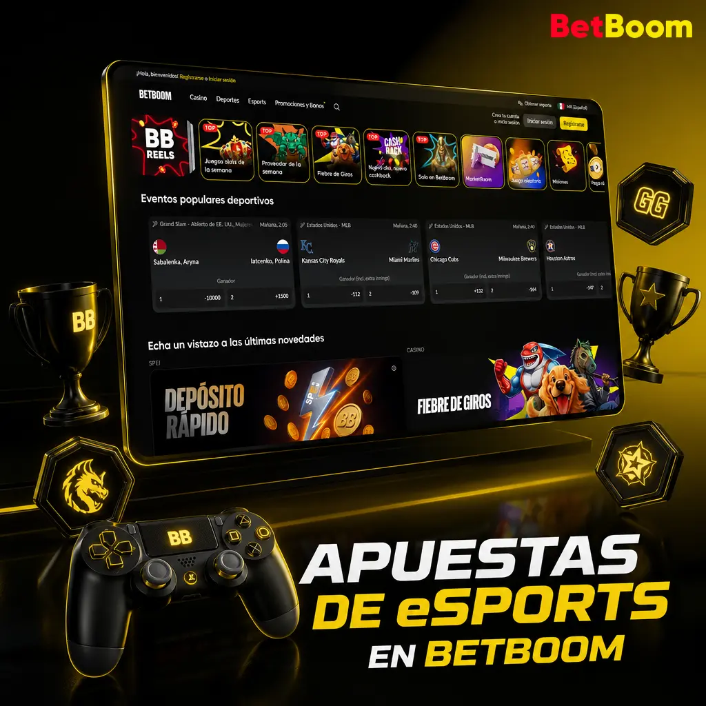 Apuestas de eSports en Betboom: League of Legends, Dota 2, CS2, Valorant y Free Fire con cuotas en vivo y prematch
