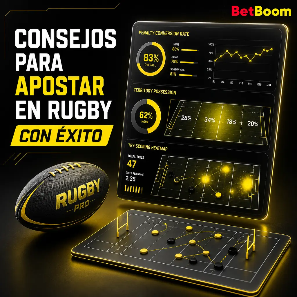 Consejos para apostar en rugby: analiza scrum, clima, disciplina de equipos y gestiona tu bankroll con éxito.