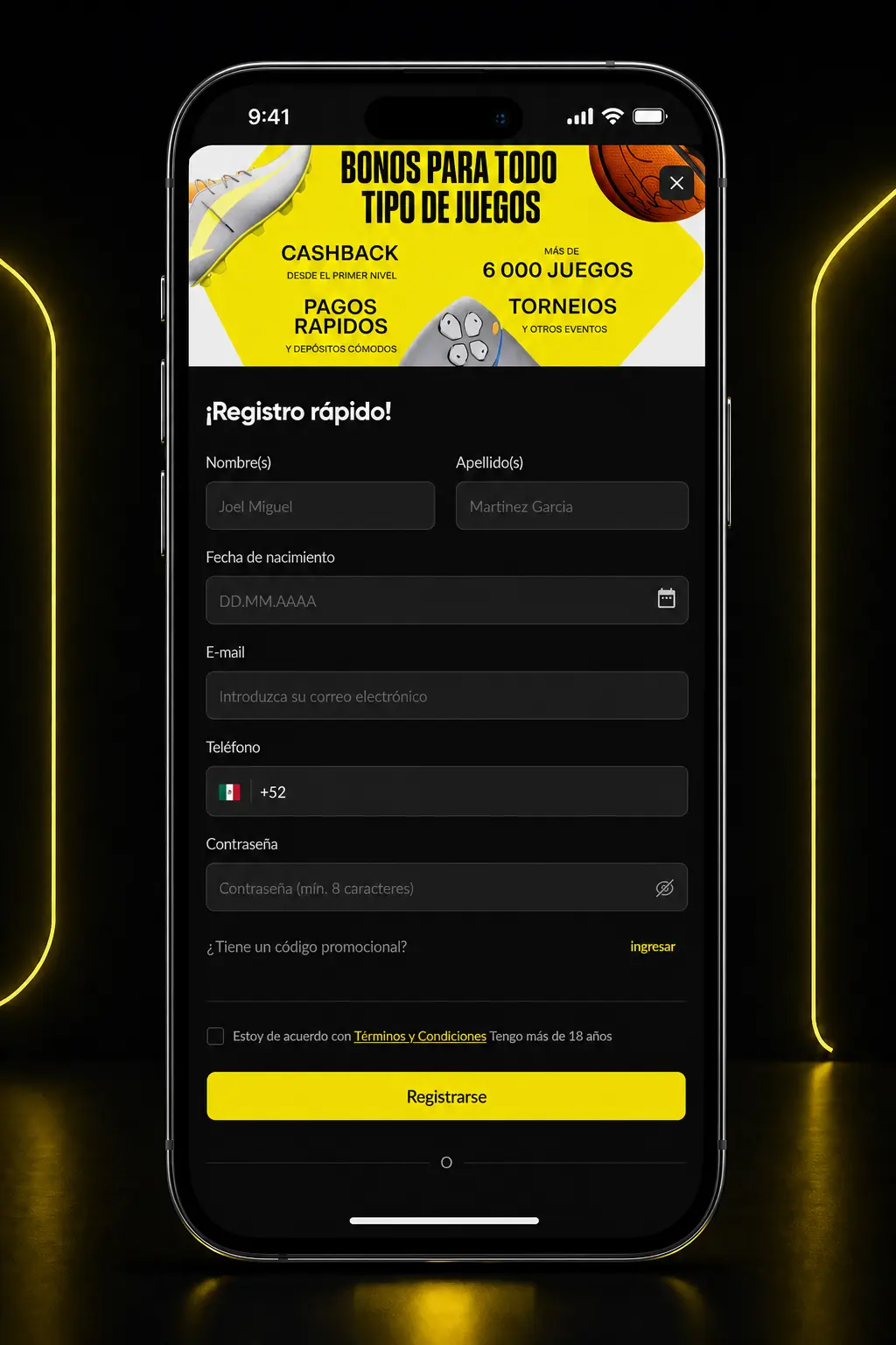 Guía paso a paso para apostar en eFootball en Betboom desde la app móvil en México