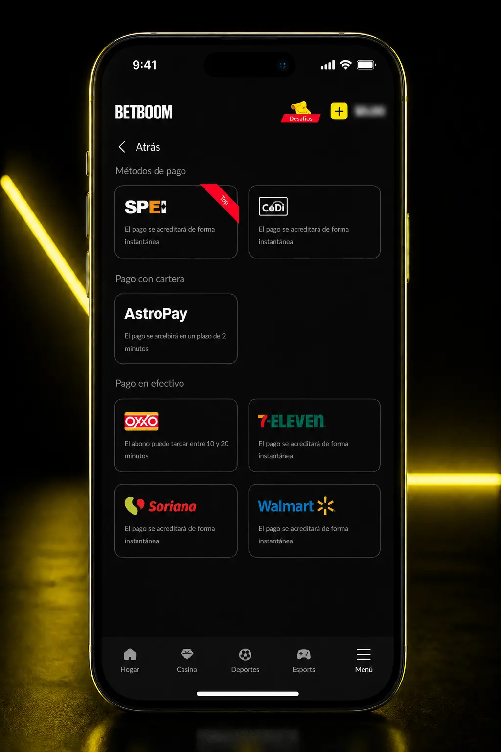 Guía paso a paso para registrarte, depositar y apostar en MMA y UFC desde Betboom en México